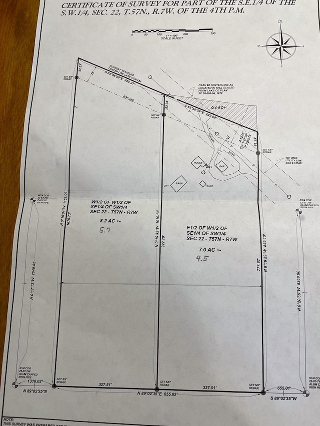 5566 Little Marais Rd, Crystal Bay Twp, MN 55603 - survey map / technical document