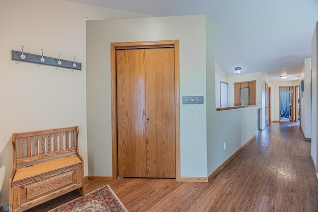 3730 Taylor St S, Fargo, ND 58104 - hall featuring wood finished floors and baseboards