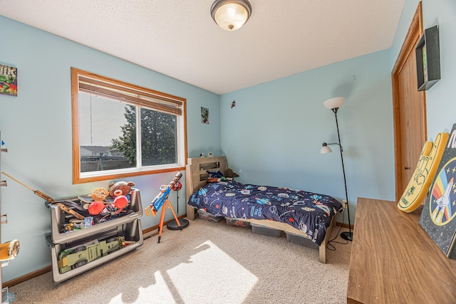 3730 Taylor St S, Fargo, ND 58104 - bedroom with carpet and a textured ceiling