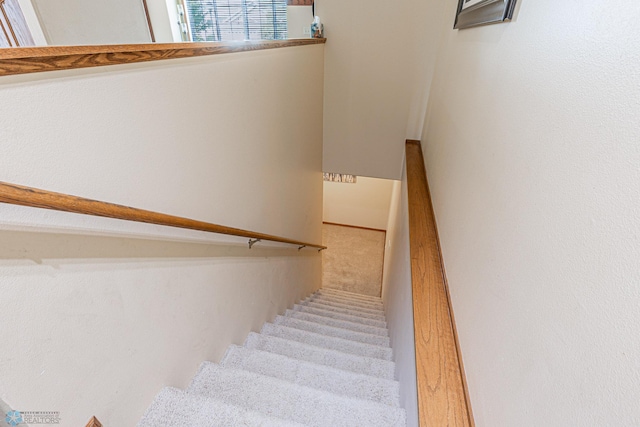 3730 Taylor St S, Fargo, ND 58104 - staircase with carpet floors