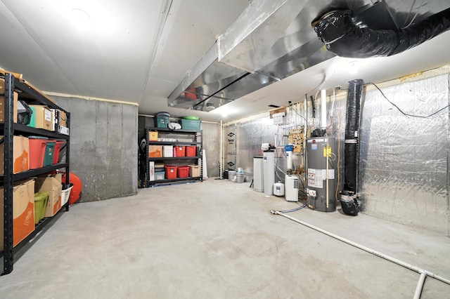4364 Ginger Dr, Minnetrista, MN 55331 - unfinished below grade area featuring water heater and a water softener system