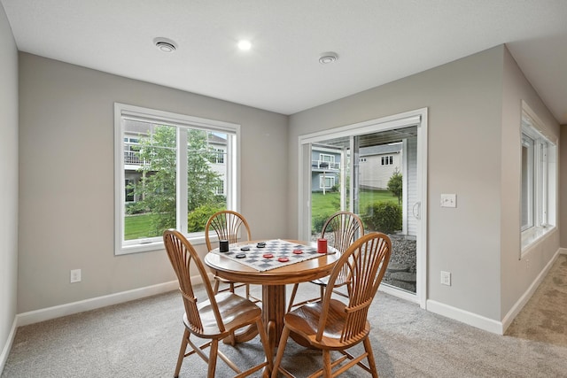 4364 Ginger Dr, Minnetrista, MN 55331 - dining room with baseboards and light colored carpet