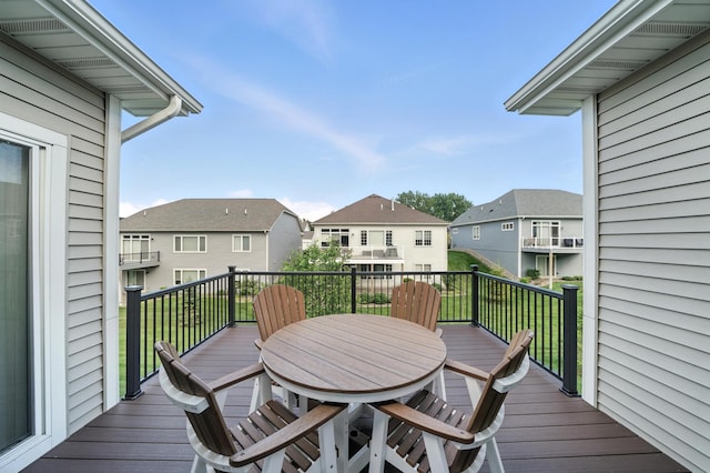 4364 Ginger Dr, Minnetrista, MN 55331 - deck with a residential view and outdoor dining space