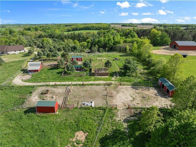 2832 130th Ave, Glenwood City, WI 54013 - aerial view of sparsely populated area