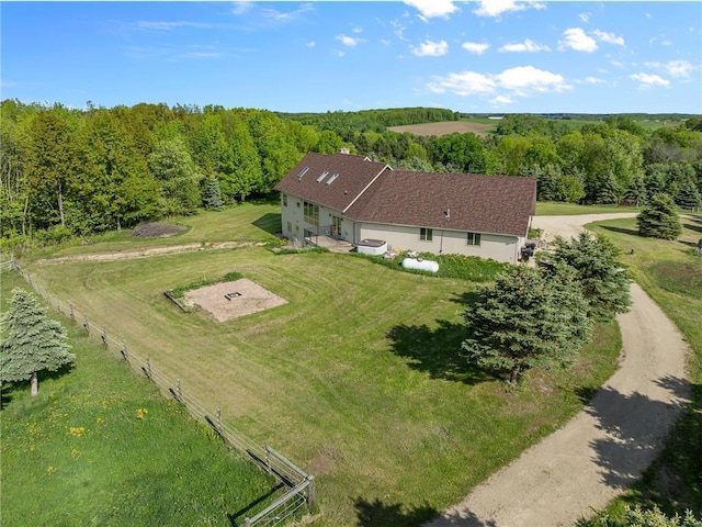 2832 130th Ave, Glenwood City, WI 54013 - aerial view of property and surrounding area featuring a forest