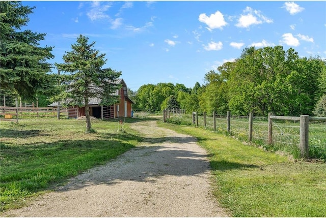 2832 130th Ave, Glenwood City, WI 54013 - view of dirt / gravel road with a rural view and a wooded view