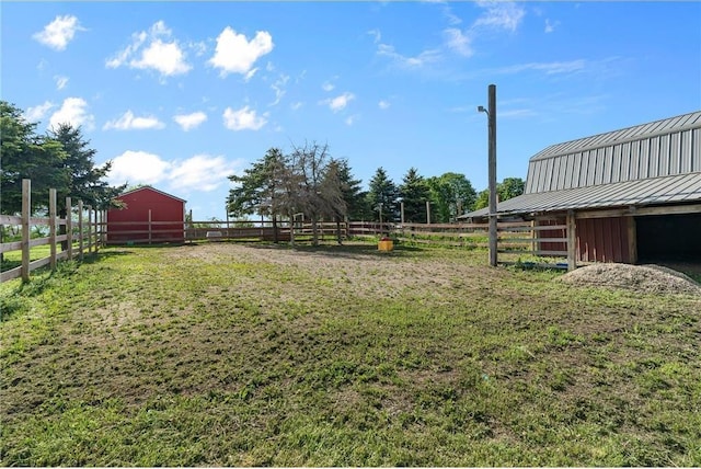2832 130th Ave, Glenwood City, WI 54013 - view of yard featuring an outbuilding and an exterior structure