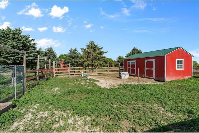 2832 130th Ave, Glenwood City, WI 54013 - view of yard with a shed