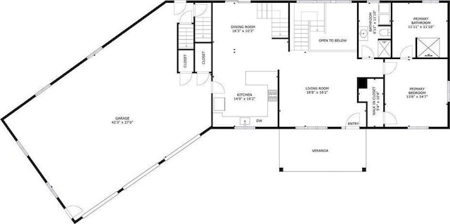 2832 130th Ave, Glenwood City, WI 54013 - view of home floor plan
