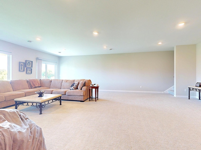 15613 116th Ave N, Dayton, MN 55369 - living room with recessed lighting and light carpet