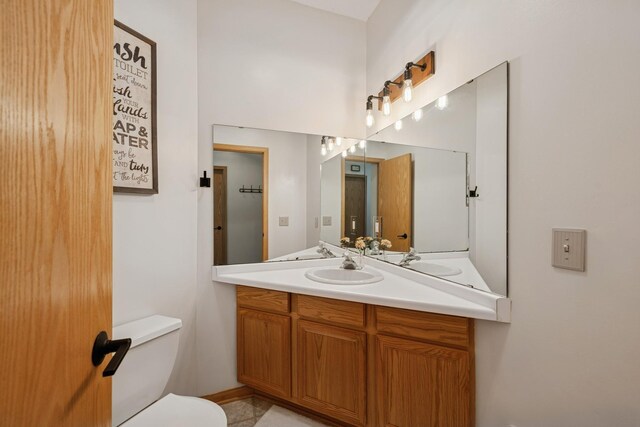 2840 Brewers Ln, Stillwater, MN 55082 - half bathroom with vanity and toilet