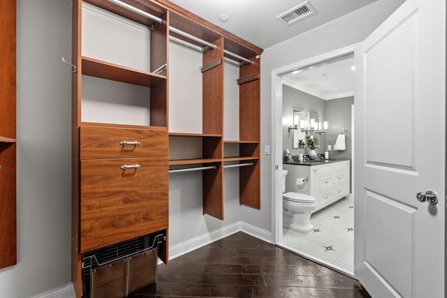100 3rd Ave S Unit 805, Minneapolis, MN 55401 - walk in closet with dark wood finished floors