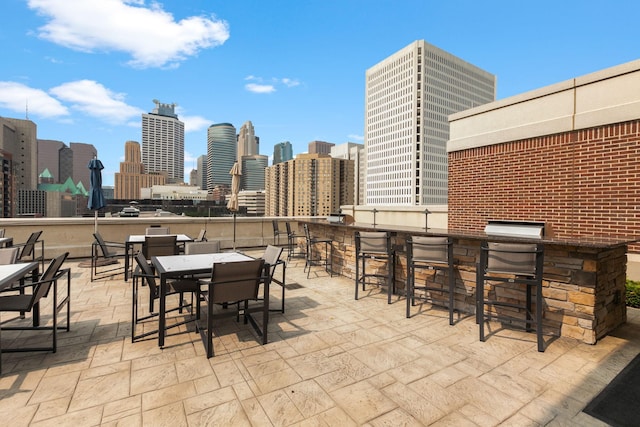 100 3rd Ave S Unit 805, Minneapolis, MN 55401 - view of patio / terrace with a skyline view
