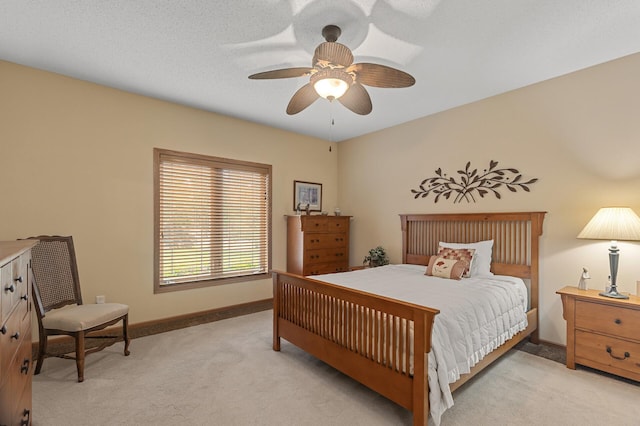 6511 98th Ln N, Brooklyn Park, MN 55445 - bedroom featuring light carpet and ceiling fan