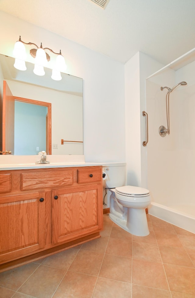 11812 37th St NE, Saint Michael, MN 55376 - full bathroom with tile patterned flooring, vanity, and a shower