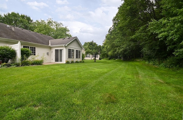 11812 37th St NE, Saint Michael, MN 55376 - view of green lawn with a patio area