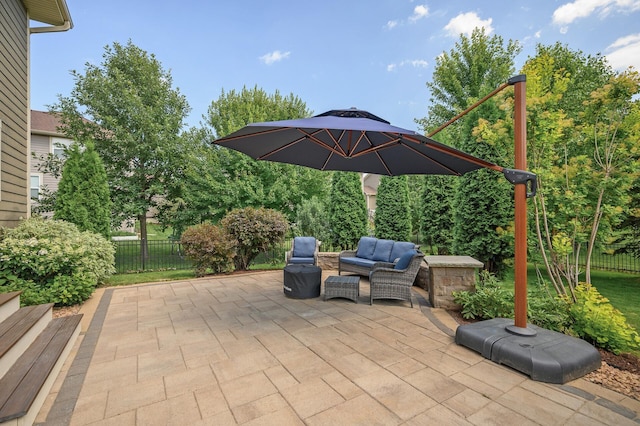 16615 54th Ave N, Plymouth, MN 55446 - view of patio / terrace with an outdoor hangout area