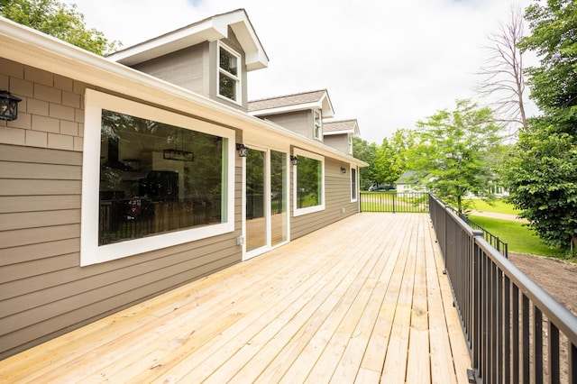 7591 Lake Ida Way NW, Alexandria, MN 56308 - view of wooden terrace