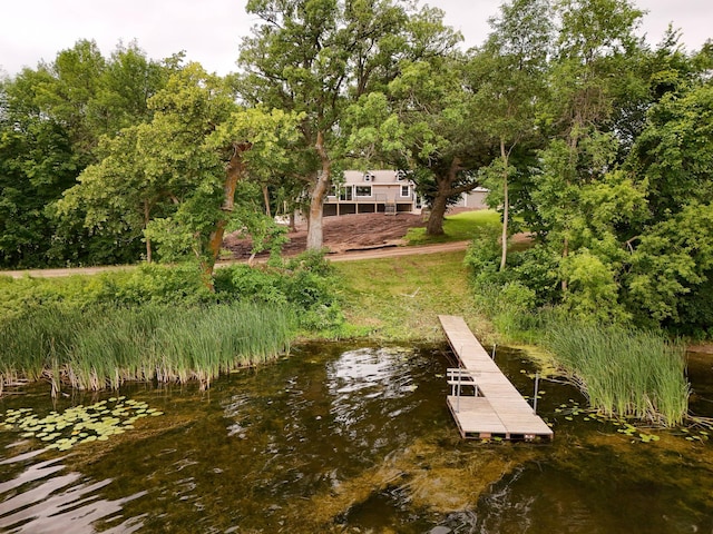 7591 Lake Ida Way NW, Alexandria, MN 56308 - dock area with a water view