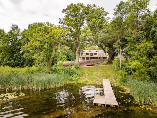 7591 Lake Ida Way NW, Alexandria, MN 56308 - dock area with a water view