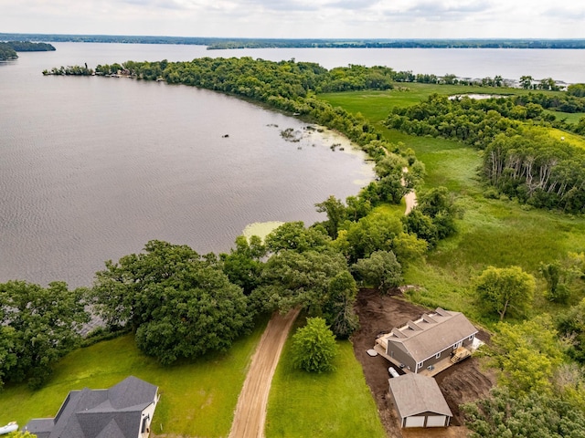 7591 Lake Ida Way NW, Alexandria, MN 56308 - drone / aerial view of a nearby body of water