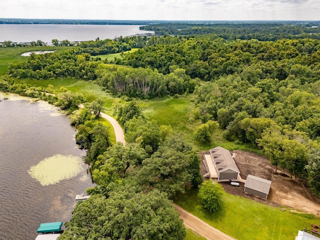 7591 Lake Ida Way NW, Alexandria, MN 56308 - bird's eye view of a nearby body of water