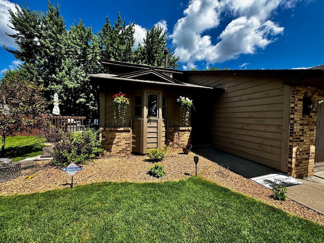 6314 112th Pl N, Champlin, MN 55316 - view of front of home with brick siding