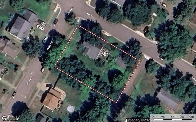 422 Park Ave, Sandstone, MN 55072 - drone / aerial view