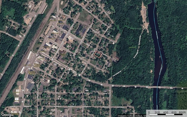 422 Park Ave, Sandstone, MN 55072 - aerial overview of property's location
