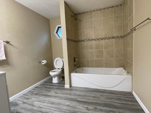 482 Edmund Ave, Saint Paul, MN 55103 - bathroom with shower / bathtub combination and wood finished floors