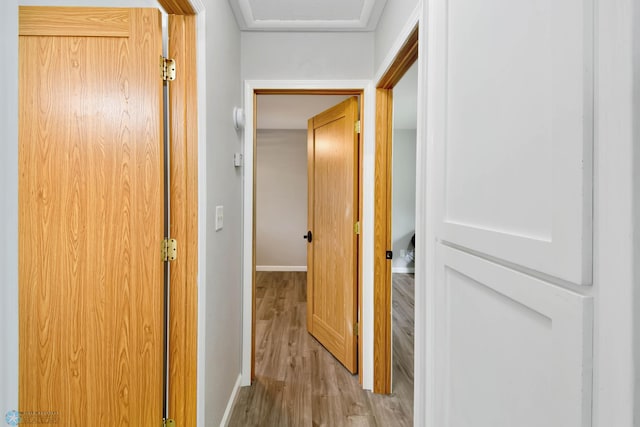 219 10th Ave E, Fargo, ND 58078 - corridor featuring wood finished floors and baseboards