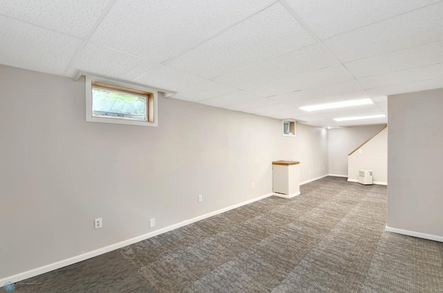 219 10th Ave E, Fargo, ND 58078 - basement featuring a drop ceiling and carpet floors