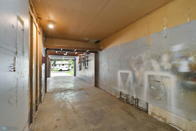 219 10th Ave E, Fargo, ND 58078 - corridor with unfinished concrete floors