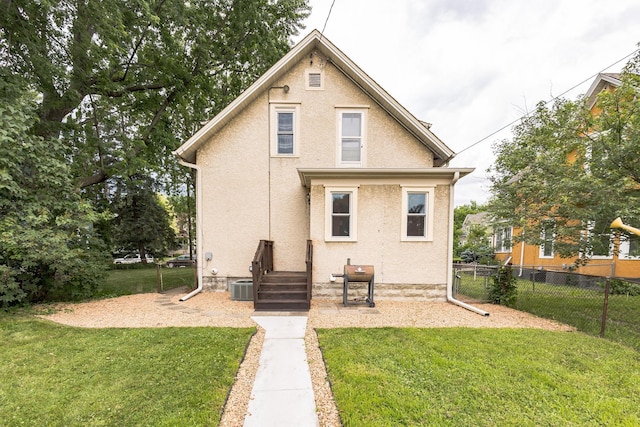 3331 34th Ave S, Minneapolis, MN 55406 - rear view of property with stucco siding