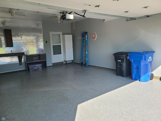 4394 46th Ave S Unit B, Fargo, ND 58104 - garage with a garage door opener and baseboards