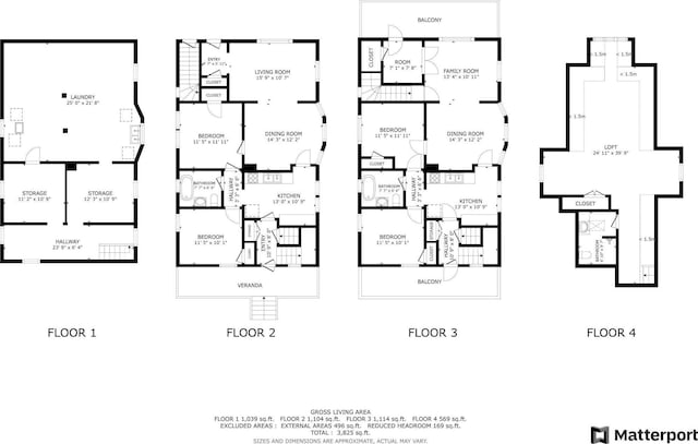 704-706 Holly Ave, Saint Paul, MN 55104 - view of floor plan / room layout