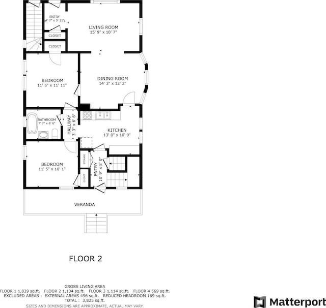 704-706 Holly Ave, Saint Paul, MN 55104 - view of room layout