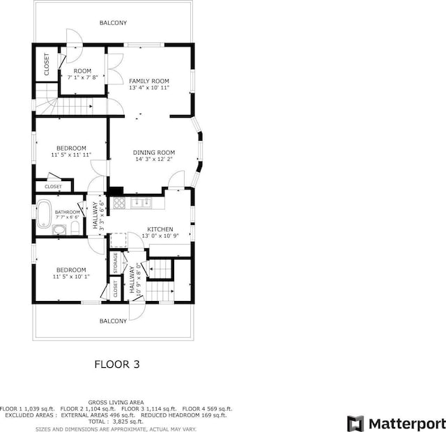 704-706 Holly Ave, Saint Paul, MN 55104 - view of property floor plan
