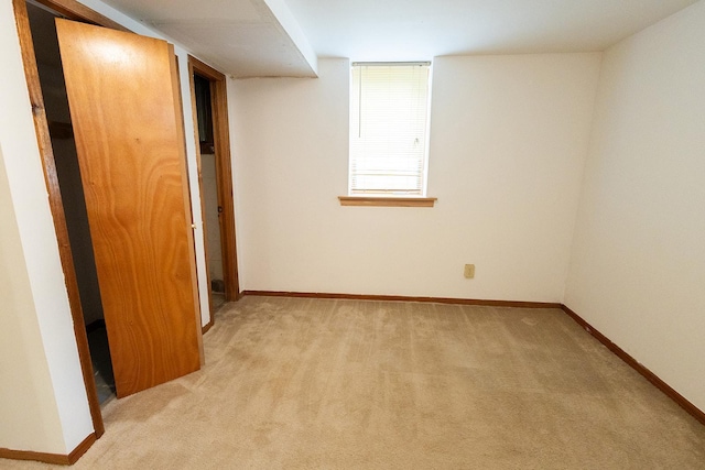1611 Taylor Ave W, Saint Paul, MN 55104 - below grade area featuring light carpet
