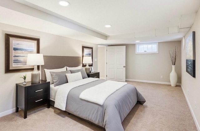 5912 Bartlett Blvd, Mound, MN 55364 - bedroom featuring light colored carpet and recessed lighting