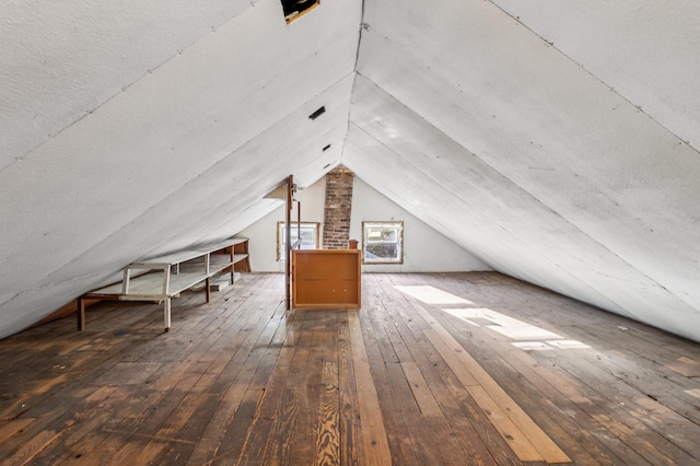 5912 Bartlett Blvd, Mound, MN 55364 - bonus room with hardwood / wood-style flooring and vaulted ceiling