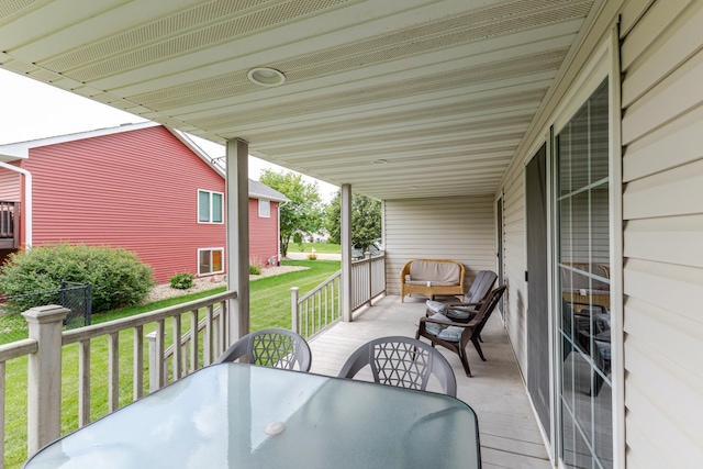 1404 8th St NW, Kasson, MN 55944 - view of patio / terrace featuring outdoor dining area