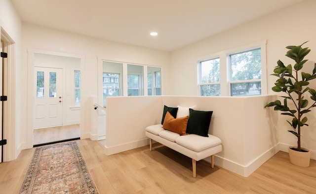 212 Diamond Lake Rd, Minneapolis, MN 55419 - entrance foyer with light wood-style floors, recessed lighting, and healthy amount of natural light