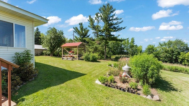 8825 Greeley Loop, Royalton Twp, MN 55006 - view of grassy yard featuring a gazebo