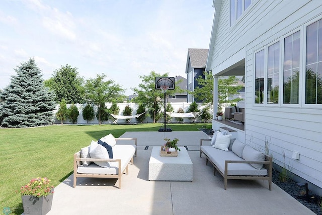 2630 2nd St E, Fargo, ND 58078 - view of patio / terrace featuring an outdoor hangout area