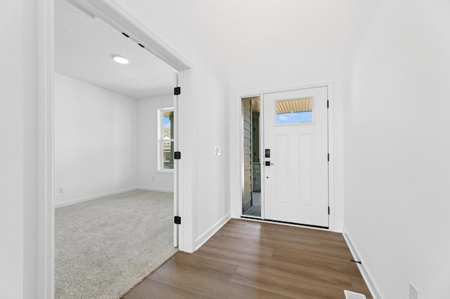 9863 49th St NE, Saint Michael, MN 55376 - entryway featuring baseboards and wood finished floors
