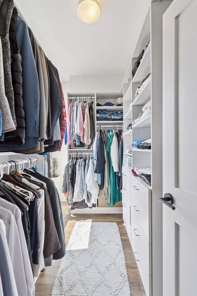 929 Portland Ave Unit 2510, Minneapolis, MN 55404 - walk in closet featuring light wood-type flooring