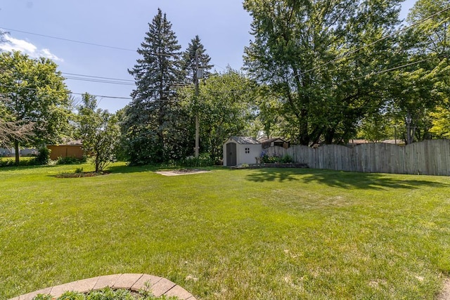 315 Pierce Ave, North Mankato, MN 56003 - view of yard with a shed