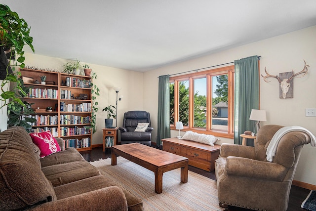 501 Central Ln, Luverne, MN 56156 - living room with wood finished floors and baseboards
