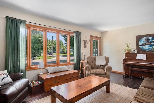 501 Central Ln, Luverne, MN 56156 - living room featuring wood finished floors and baseboards